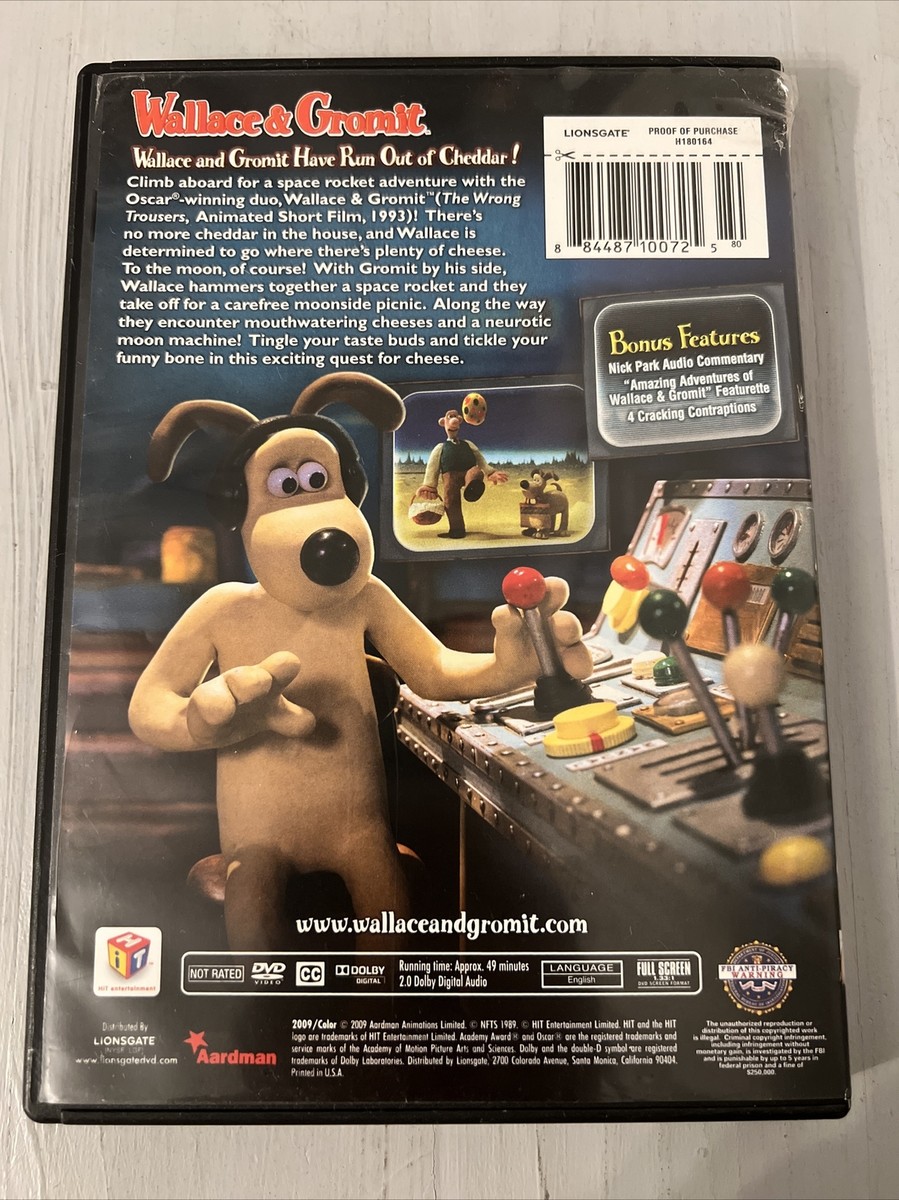 Wallace Gromit - A Grand Day Out (DVD, 2009)(PRE-OWNED