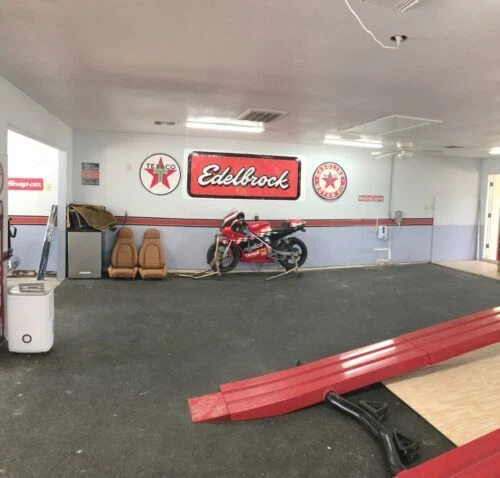 Edelbrock Banner Huge 96 x 36 Holley NOS Drag Race Speedway Nascar Drift Mancave - Image 3 of 4