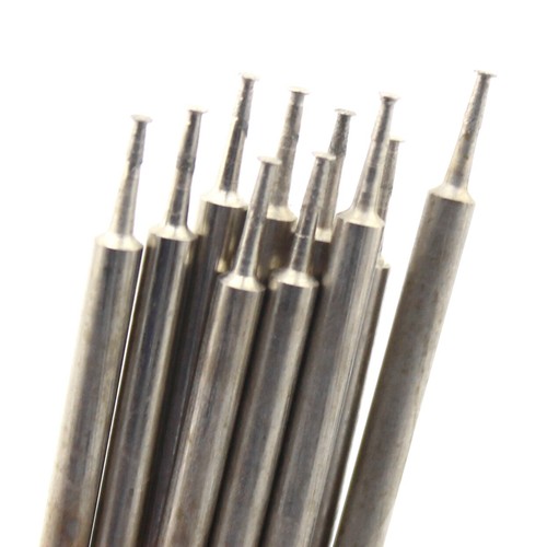 30 pz punte per bave diamantate testa a T 1,0 mm trapano per macinazione intaglio strumenti rotanti giada - Foto 2 di 13