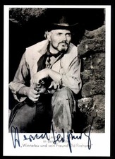 Harald Leipnitz Autogrammkarte bekannt aus Winnetou