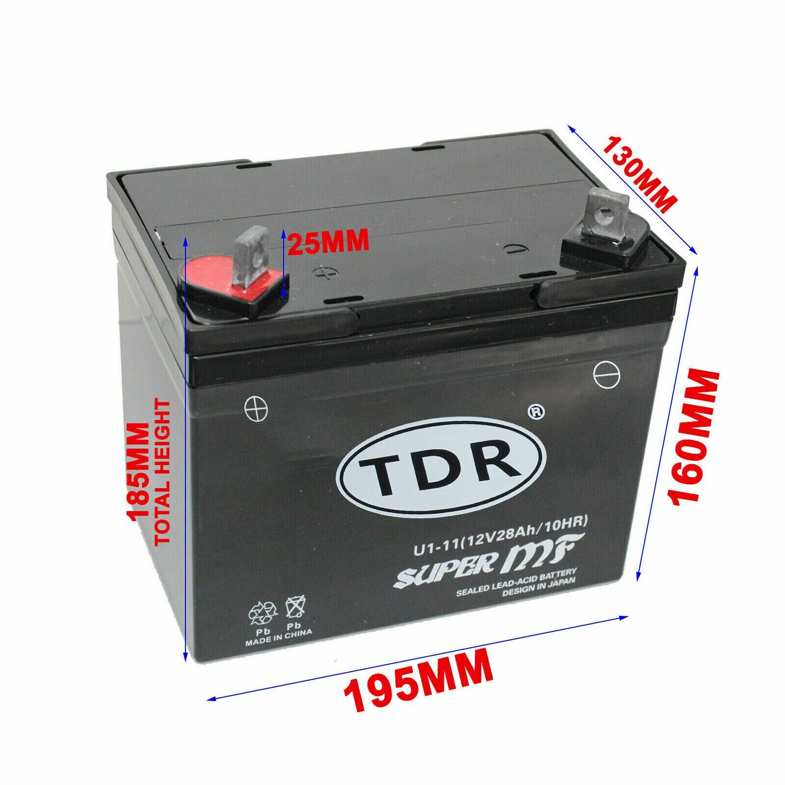 300CCA 12V 28AH U1 Ride on Mower Battery for John Deere Toro Victa