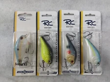 Lot Of 4 Luck E Strike Series 3 In 4 Awesome Colors 3/8oz 2.5in 3 To 5 Ft Depth