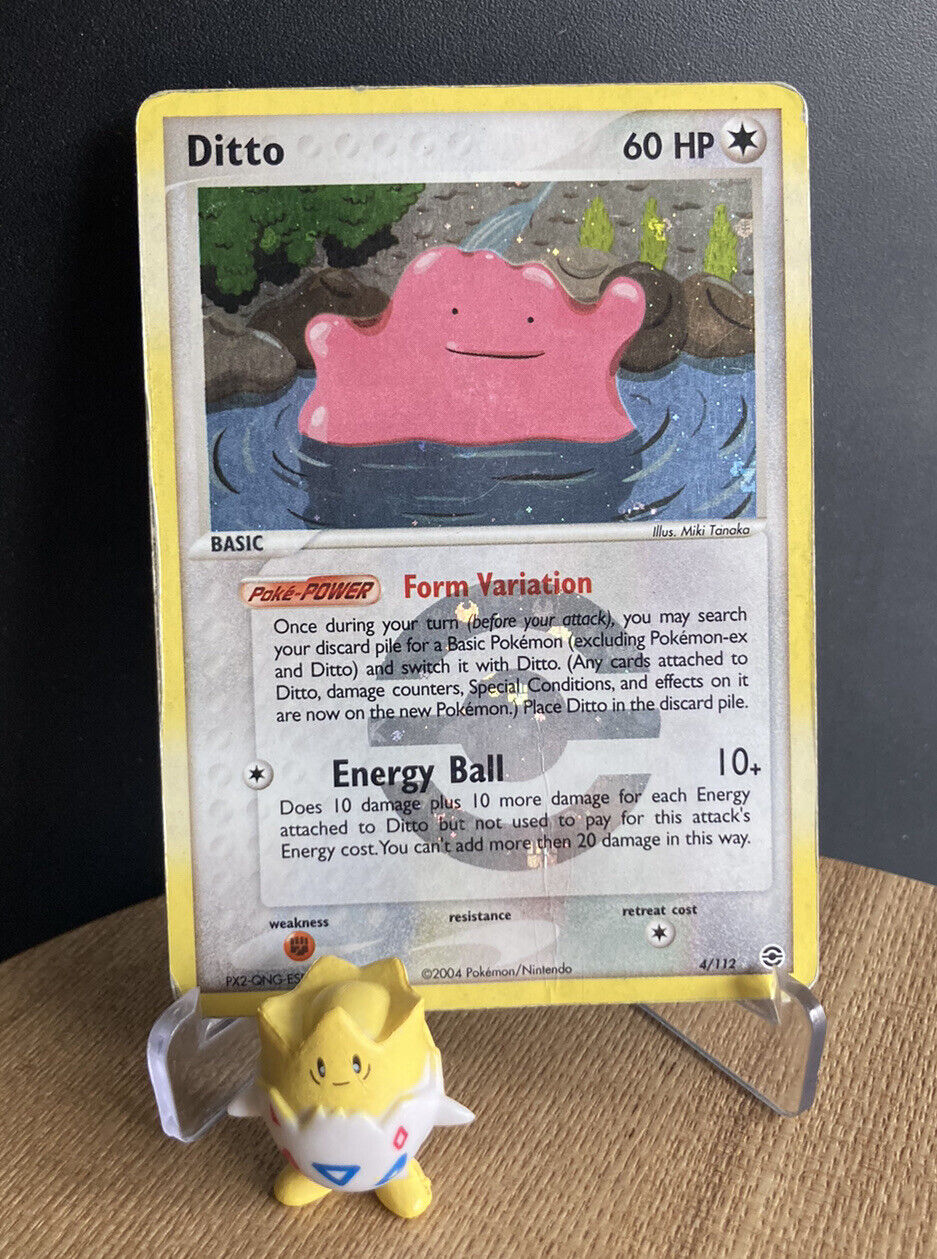 Pokemon TCG Ditto 4/112 Fire Red Leaf Green Holo Rare DM