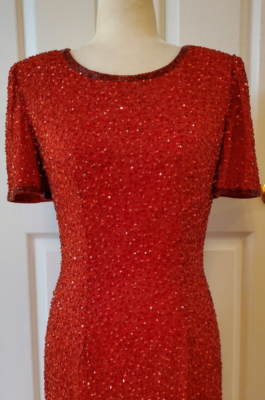 niteline beaded dress SCALA 100% silk glass beaded dress – Wellington Hunters and Collectors