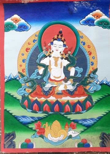 Tibetan Thangka Painting of Vajrasattva - Picture 1 of 4