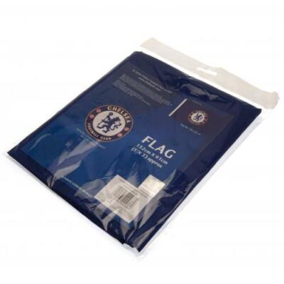 Drapeau Chelsea FC, 5ft X 3ft (environ 150x90 Cm), 100% Polyester, Bleu Et Blanc, Officiel