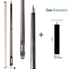 Champion LPC1 Pool Cue Stick 5/16 x 18 Joint,Low Deflection Shaft Pro Taper, 60"