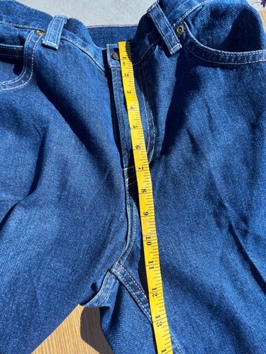 LEE H&M White Stitched Dark Denim 33x32 - Picture 11 of 12