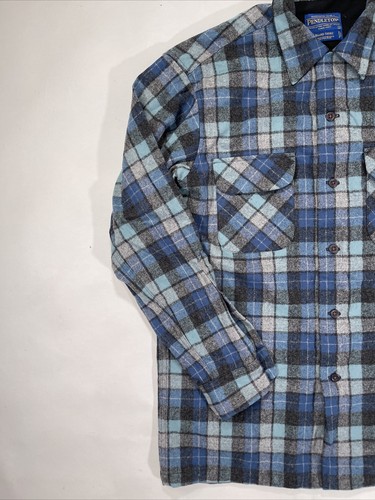 Pendleton Board Shirt Originale Surf Plaid 100% Lana Vergine Spiaggia Ragazzi Taglia S - Foto 3 di 12
