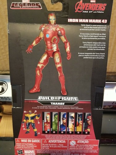 Marvel Legends IRON MAN MARK 43 Thanos Build-A-Figure AVENGERS NEW 6" AGE ULTRON - Picture 5 of 5