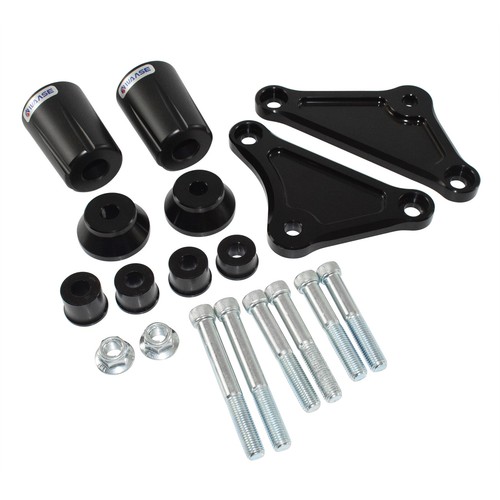Black Frame Sliders Crash Bar Falling Protector For SUZUKI GSXS1000 GT 2015-2023 - Picture 3 of 9