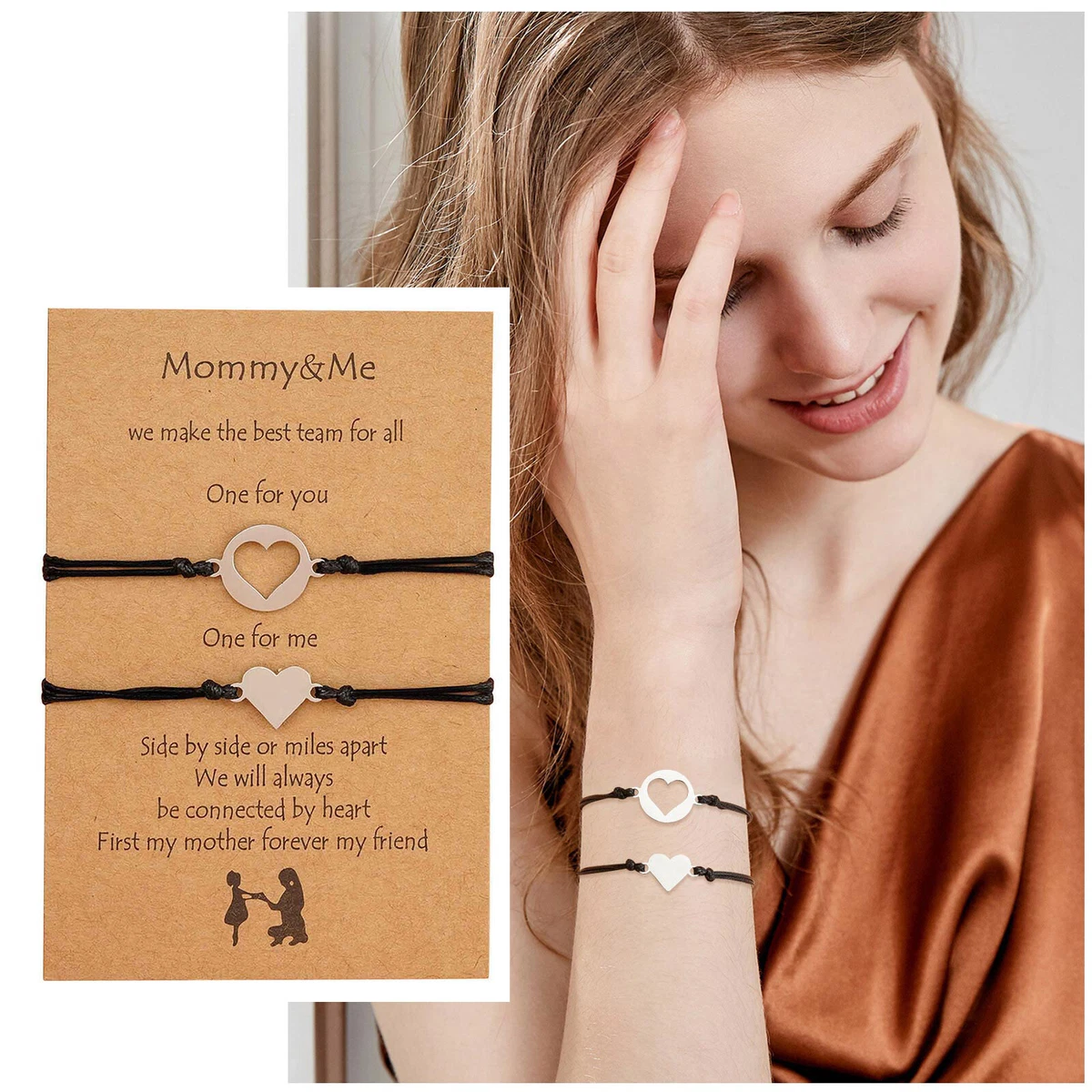 Mom and daughter matching bracelets deals