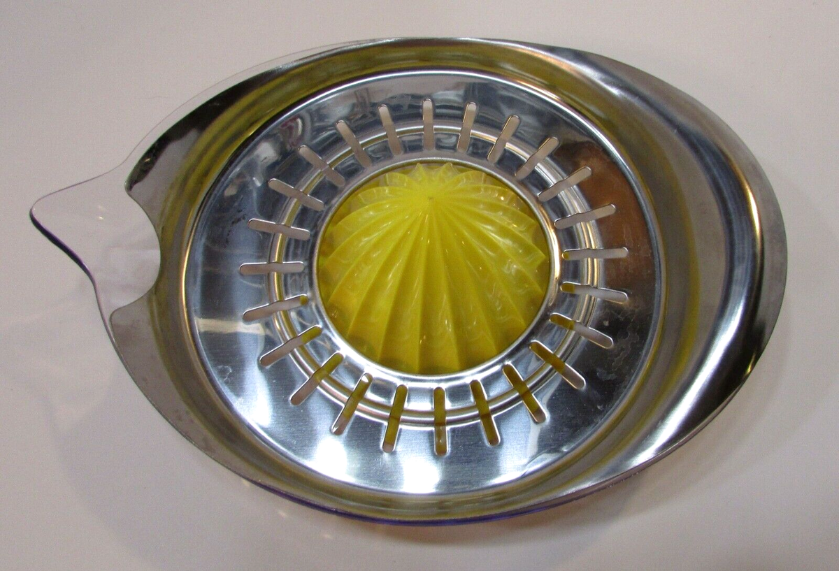 IKEA Spritta Hand Orange Lemon Grapefruit Reamer Juicer Acrylic