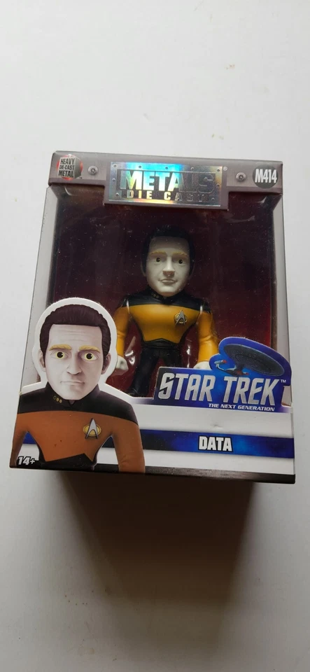 Star Trek Data (2017 4 pulgadas NUEVO) M414 METALS Die Cast Collectible Jada Toys Foto 2 de 4