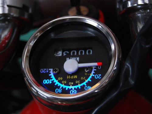 Blue Light Speedometer For Honda Monkey Z50 Z50J Z50A Bike Skyteam Z50 Gorilla - Picture 6 of 6