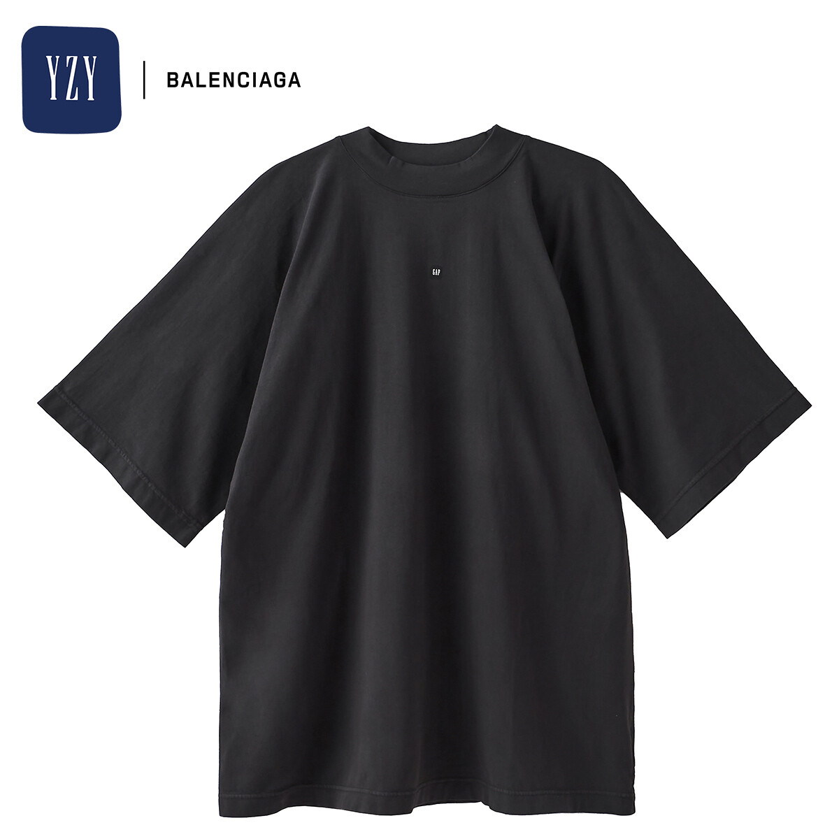 YEEZY×GAP ENGINEERED BY BALENCIAGA 52 LOGO 3/4 SLEEVE TEE YEEZY GAP 52 LOGO 3/4 SLEEVE TEE 471402-00-2 BLACK7 | eBay