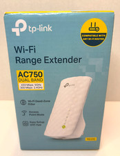 TP Link Wifi Range Extender AC750 Dual Band Wi-Fi Extender RE220- Open Box