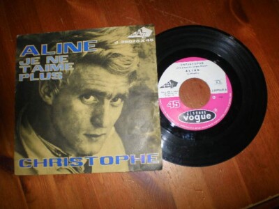 CHRISTOPHE - Aline / Je ne t'aime plus - Disco 45 Giri - VOGUE - 1965