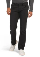 NWT DIESEL Sz32X32 LARKEE STRAIGHT LEG STRETCH JEANS IN RM034 BLACK