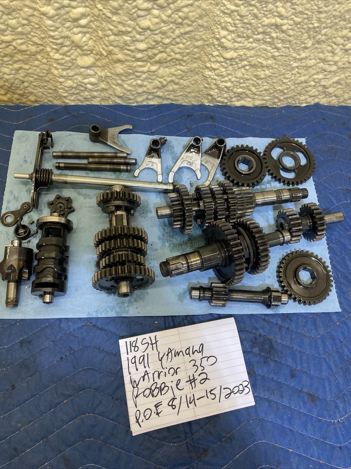 1991 Yamaha Warrior 350 Transmission Gears Guts 118 eBay