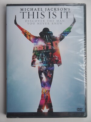 (D-25) Michael Jackson's This Is It. DVD. New Factory Sealed