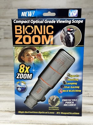 Bionic Zoom - Compact Optical Grade Viewing Scope, 8x Zoom - As Seen on TV