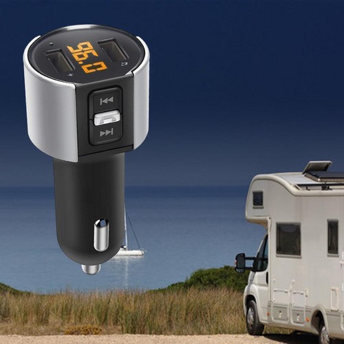 Wireless FM Transmitter Bluetooth Handsfree Car Kit L4I Hot Z9 - Picture 8 of 9
