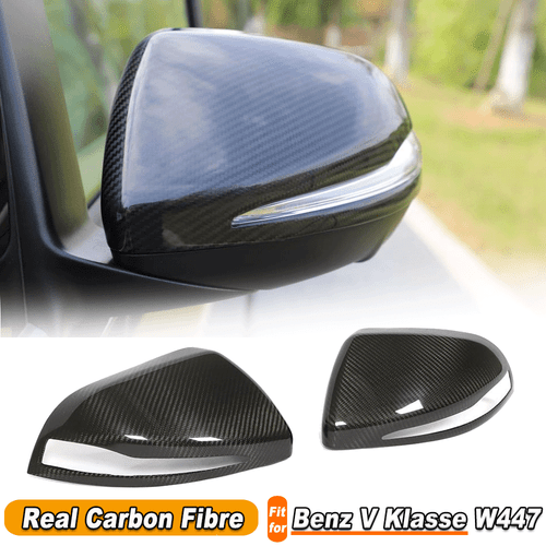 Calotte specchietti in carbonio per Mercedes Benz Classe V W447 V250 16-19 - Foto 1 di 12