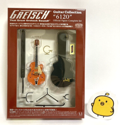 中古未開封　GRETSCH 6120 1/8スケールフィギュアセット GRETSCH Guitar Collection 6120 1/8 Miniature Figure From