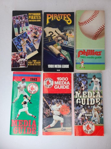 Menge 15 Vintage Baseball Media Guides Yankees, Red Soxs, Orioles, Dodgers 80er  - Bild 4 von 10