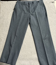 Levi's Action Slacks Mens Pants 37x29.5" Gray 70s 80s No Iron Vintage