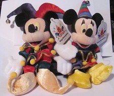 Disney Mickey  Minnie Tokoyo Plush Bean Bag 12" Jester
