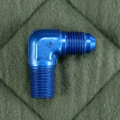 MS20822-5-4D (AN822-5-4D) Elbow, Flared Tube & Pipe Threads, 90 Degree ...