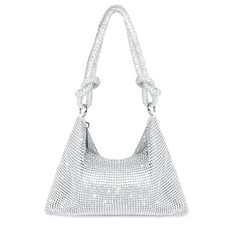 Clutch Purse for Women,Sparkly Rhinestone Evening Bag Wedding  Party Accesso...