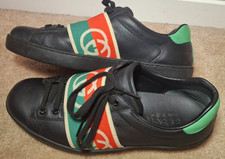 ZAPATOS GUCCI ACE TELA ELÁSTICA, TALLA 7.5, 643488