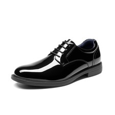 Bruno Marc Men's Dress Oxford Uniform Formal Shoes,Black-Pat,10