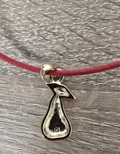 Pierre Lang Modeschmuck Statement Anhänger Birne Weiße Steine Alte Modelle - Bild 5 von 9