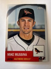 Mike Mussina 2022 Topps Chrome Platinum Anniversary Refractor #68 Orioles