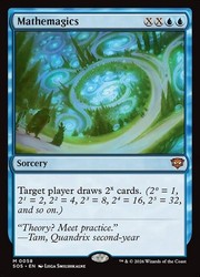Mathemagics #58 Foil Mythic - Secrets of Strixhaven (SOS) MTG