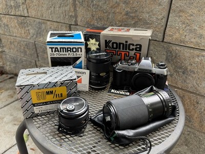 Konica FT-1 Motor 35mm | Konica 50mm | Tamron 28-70mm | Sakar 80-200mm