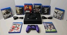 PlayStation 4 Slim PS4 & 8 GAME MEGA BUNDLE! CLEAN/TESTED! SHIPS FREE 🔥 