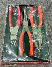 Snap-on 3pc Soft Grip Combo Mix Pliers Set PL307ACF