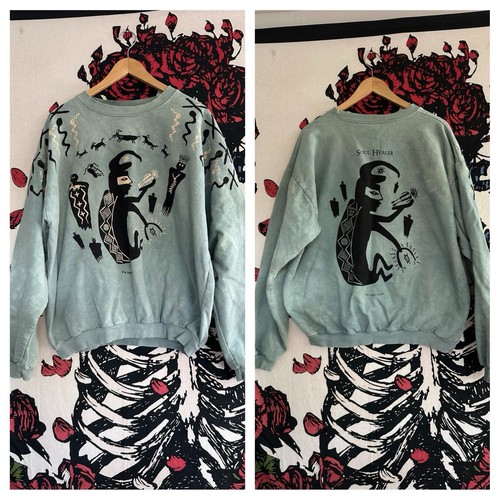 VTG Dagoli Crewneck Sweatshirt Soul Healer Tribal Aztec Art Native American L