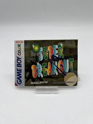 Super Breakout - Nintendo Gameboy Color - Nur Anleitung