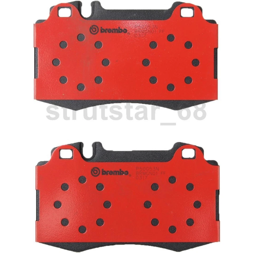 Brembo Disc Brake Pad Set 2pcs Front Rear Fits Mercedes-Benz C32 AMG 2002-2004 - Image 3 of 4