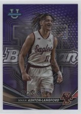 2022-23 Bowman U Best Purple Refractor 223/250 Makai Ashton-Langford #86 18w2