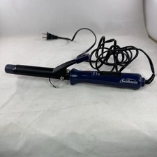 Curling Iron Sunbeam SBPC10 3/4 Barrel Adjustable Heat Settings Blue