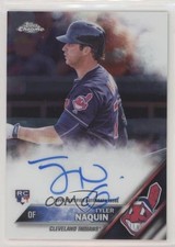 2016 Topps Chrome Rookie Auto Tyler Naquin #RA-TN Auto 6u5