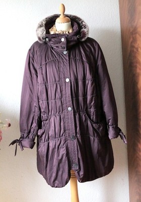 ELEGANCE PARIS toll verspielte Jacke Parka 48 Echtpelz-Besatz