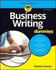 Business Writing For Dummies Natalie Canavor